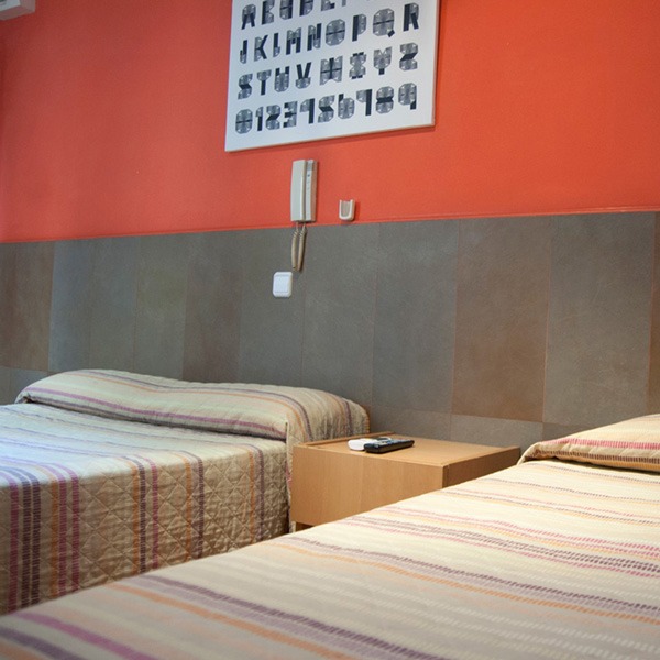 Individuales, dobles y habitaciones privadas